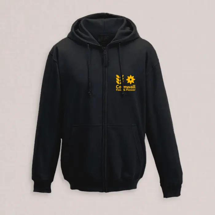 Black hoodie hotsell with yellow writing